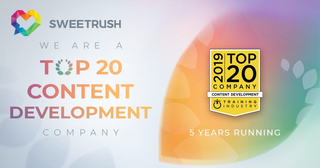 We are featured on Training Industry’s Top 20 Content Development List