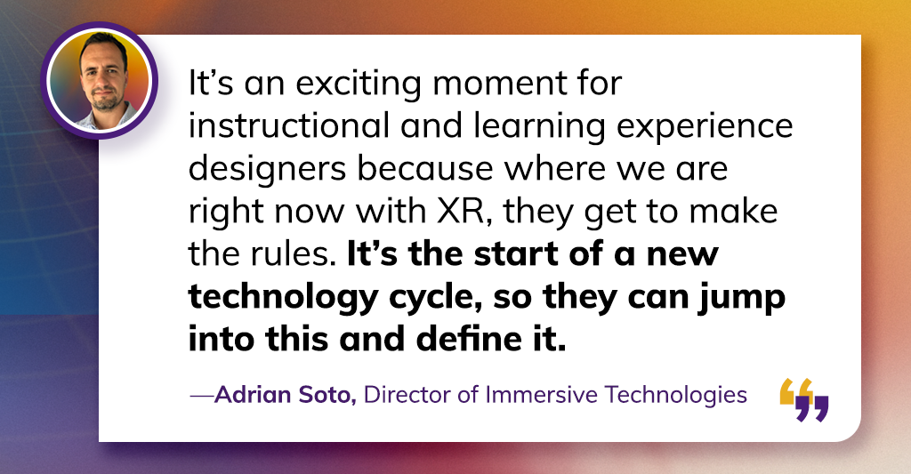 Quote 2 - Quote 1 - XR and Immersive Learning in 2023