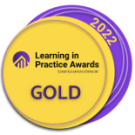 CLO badge 2022 (Learning In Practice Award 22)